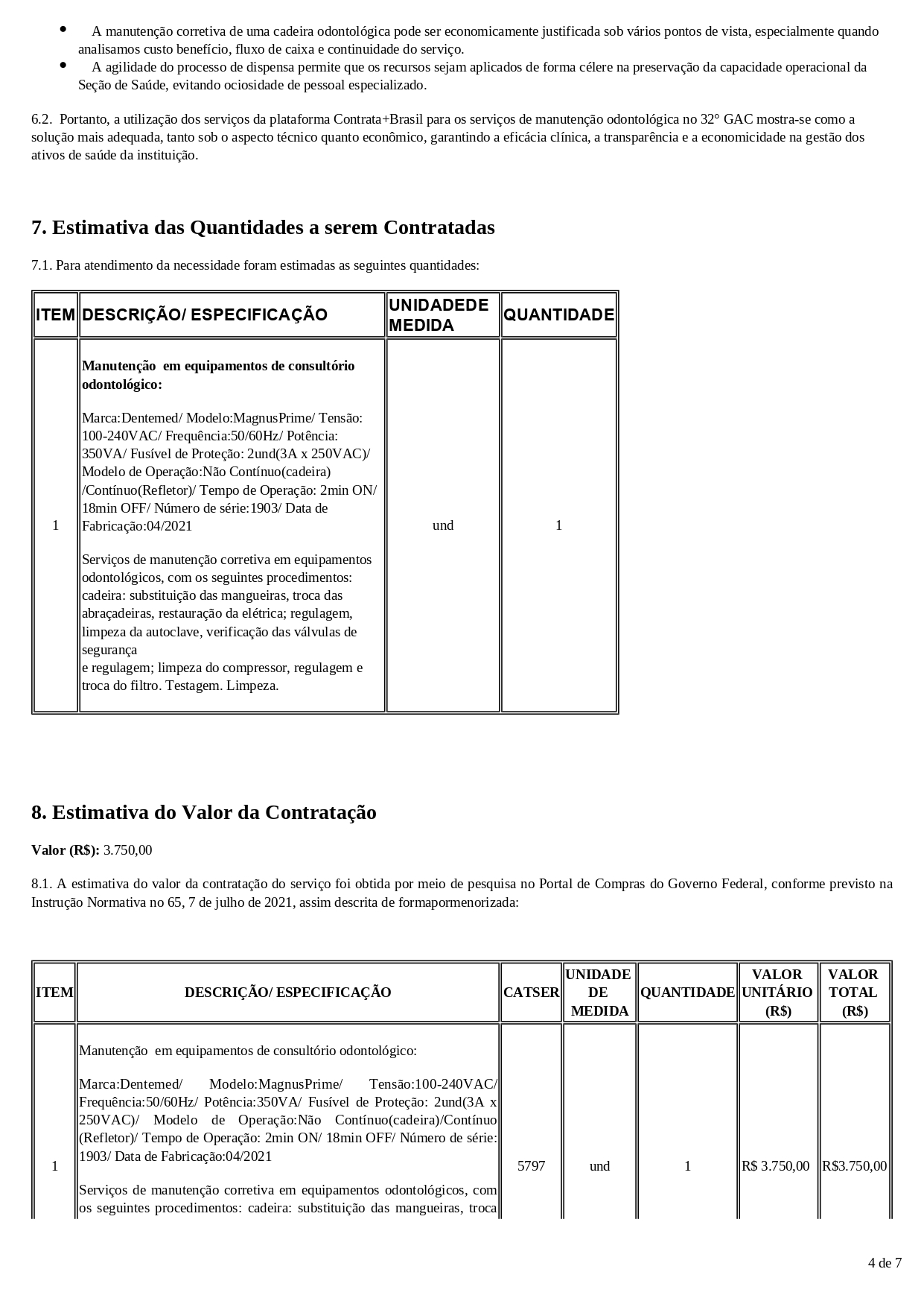 REPARADOR(A) DE EQUIPAMENTOS MÉDICO-HOSPITALARES NÃO ELETRÔNICOS