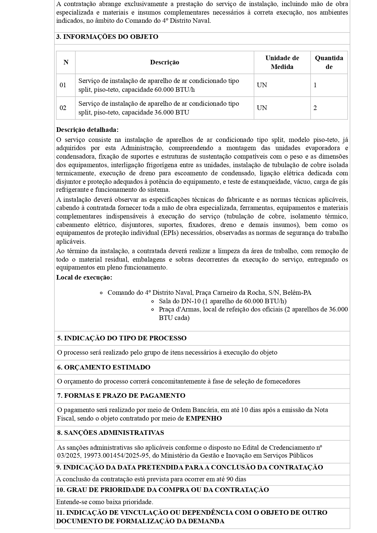INSTALADOR(A) E REPARADOR(A) DE SISTEMAS CENTRAIS DE AR CONDICIONADO, DE VENTILAÇÃO E REFRIGERAÇÃO