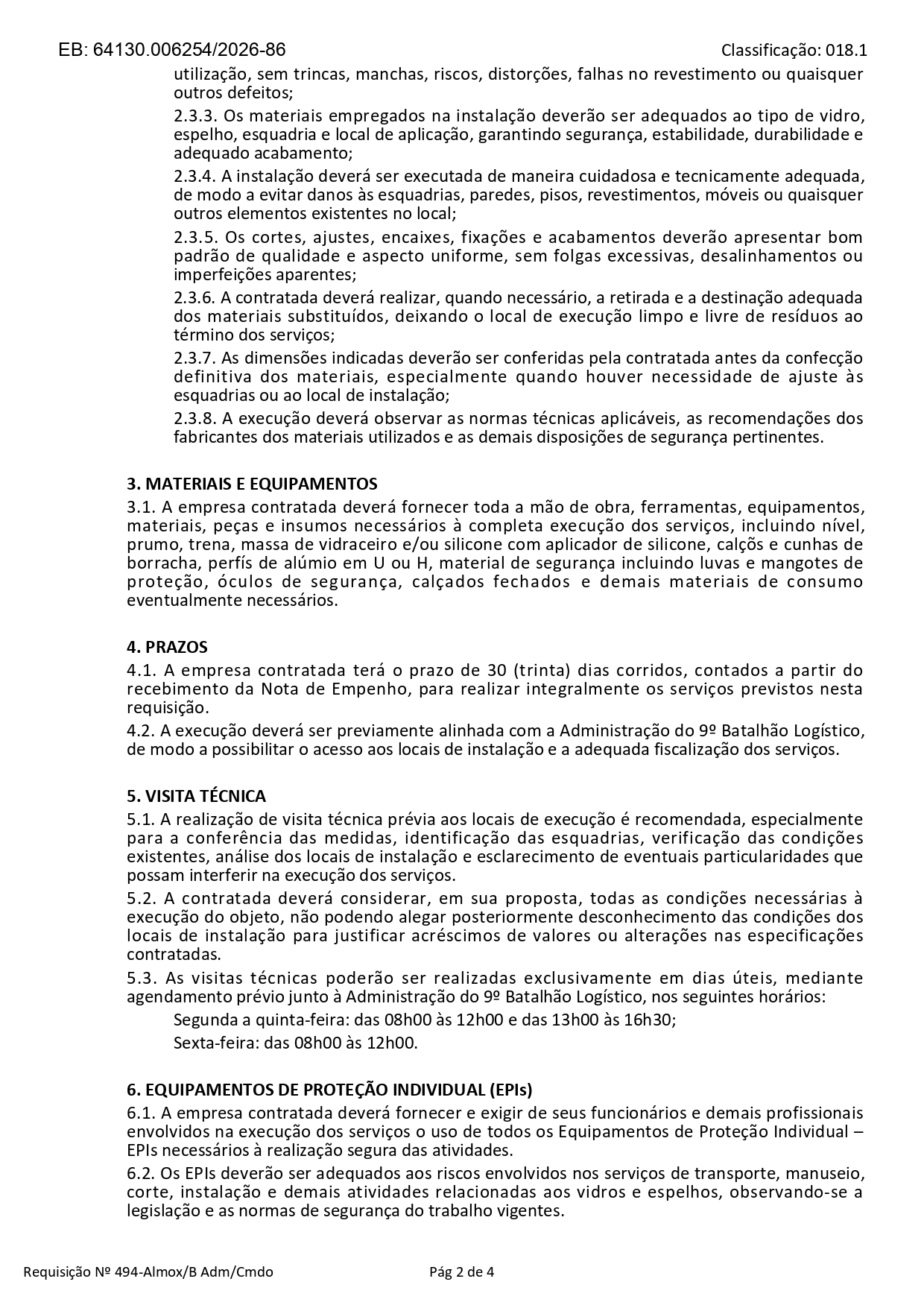 VIDRACEIRO DE EDIFICAÇÕES INDEPENDENTE