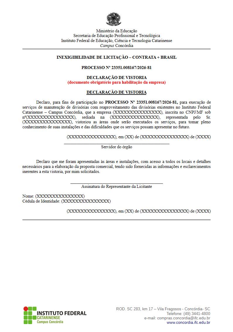 CARPINTEIRO(A) INDEPENDENTE