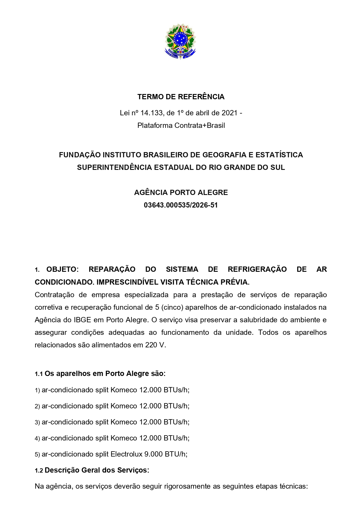 INSTALADOR(A) E REPARADOR(A) DE SISTEMAS CENTRAIS DE AR CONDICIONADO, DE VENTILAÇÃO E REFRIGERAÇÃO